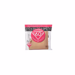 Hario VCF-02-100M, Natural, Paper Coffee Filters for V60 Dripper, Compatible with Size 02, 100 Pack