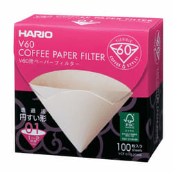 Hario 100-Piece Misarashi Paper Filter for 01 Dripper