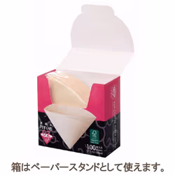 Hario VCF-02-100MK 1-Piece Box of Paper Filter for 02 Dripper Misarashi