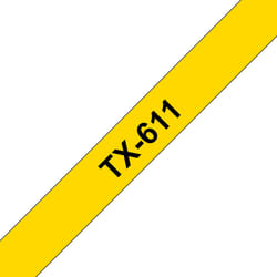 Brother TX-611 label-making tape