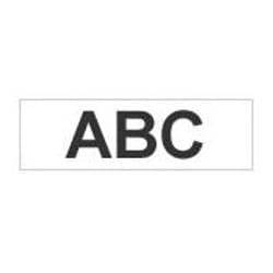Brother Gloss Non-Laminated Labelling Tape - 12mm, Black/White label-making tape TZ