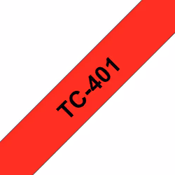 Brother Labelling Tape 12mm, Black on red, TC, Direct thermal, Japan, Brother, PT8E, PT500, PT2000, PT3000, PT5000