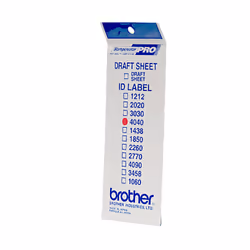 Brother ID4040, White, 4 cm, 4 cm, 79 x 190 x 1 mm, 22 g, 12 pc(s)