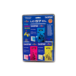 Brother LC57CL3PK ink cartridge 3 pc(s) Original Cyan, Magenta, Yellow