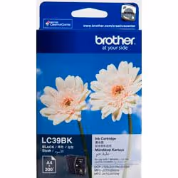 Brother LC39BK, Standard Yield, Photo black, Dye-based ink, 1 pc(s)