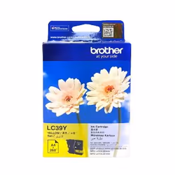 Brother LC-39Y, Standard Yield, Yellow, Pigment-based ink, 1 pc(s)