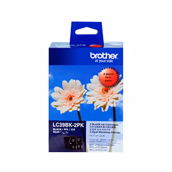 Brother LC39BK2PK, Black, 2 pc(s), 300 pages, Multi pack
