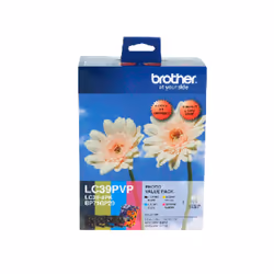 Brother LC39PVP, High (XL) Yield, Black, Cyan, Magenta, Yellow, 4 pc(s), 300 pages, 260 pages, Multi pack