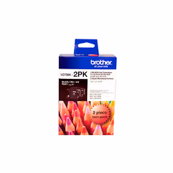 Brother LC73BK2PK, Black, 2 pc(s), 600 pages, Twin pack
