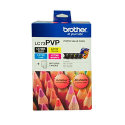 Brother LC73PVP ink cartridge 4 pc(s) Original Black, Cyan, Magenta, Yellow