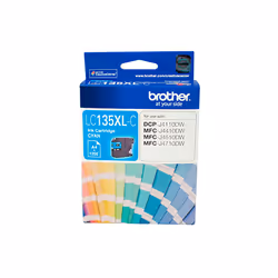 Brother LC135XLC, Cyan, 1 pc(s), 1200 pages, Single pack