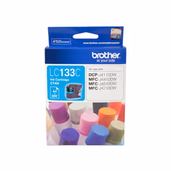 GENUINE Brother LC133 Cyan Ink Cartridge J4110DW J4410DW J4510DW J4710DW LC133C