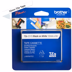 Brother TZE231S2 label-making tape Black on white TZe - Additional view 4