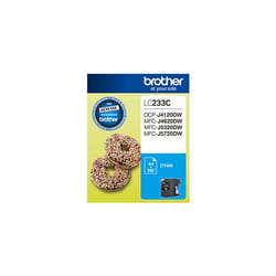 Brother LC233C ink cartridge 1 pc(s) Original Cyan