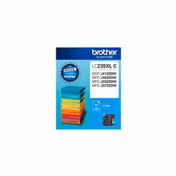 Brother LC235XLC, Cyan, 1 pc(s), 1200 pages, Single pack