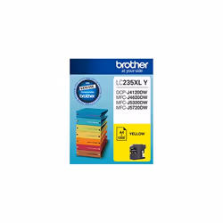 Brother LC235XLY, Yellow, 1 pc(s), 1200 pages, Single pack