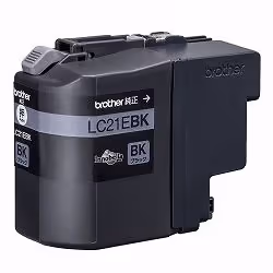 Brother LC21EBK, Black, Pigment-based ink