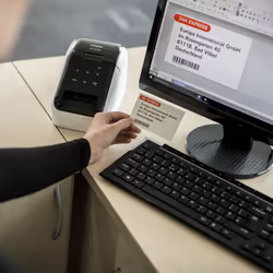 Brother QL-810W label printer Direct thermal Colour 300 x 600 DPI 176 mm/sec Wired & Wireless DK Wi-Fi - Additional view 4