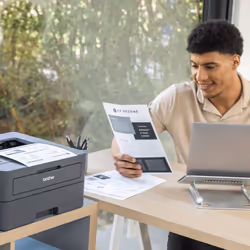 Brother HL-L2445DW wireless laser printer - Additional view 6
