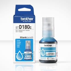Brother BTD180C Cyan Genuine Ink Bottle