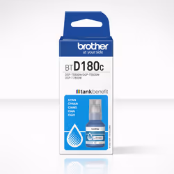 Brother BTD180C Cyan Genuine Ink Bottle