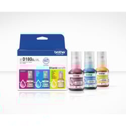 Brother BTD180CLVAL Coloured Multipack Ink Bottles