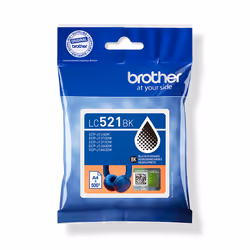 Brother LC521BK Genuine Ink Cartridge - Black