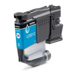 Brother LC521C Genuine Ink Cartridge - Cyan