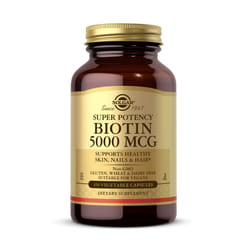 Solgar Biotin 5000 Î¼g Vegetable Capsules - Pack of 100