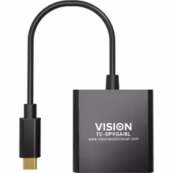Vision TC-USBCVGA/BL video cable adapter USB Type-C VGA (D-Sub) Black - Additional view 4