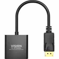 Vision TC-DPVGA/BL video cable adapter DisplayPort VGA (D-Sub) Black - Additional view 4