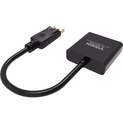 Vision TC-DPVGA/BL video cable adapter DisplayPort VGA (D-Sub) Black - Additional view 6