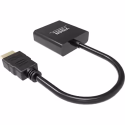 Vision TC-HDMIVGA/BL video cable adapter 0.23 m HDMI Type A (Standard) VGA (D-Sub) Black - Additional view 5