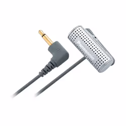 Panasonic RP-VC151, Contact microphone, -48 dB, 100 - 20000 Hz, 1000 Ω, Wired, 3.5 mm (1/8")