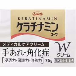 Kowa Keratinamin Kowa W Cream 75g Medical supplies Hand Care Apply an appropriate amount to the affected area several times a ...