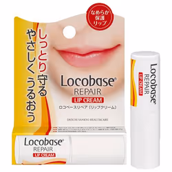 Daiichi Sankyo Locobase Repair Lip Cream 3g, Lip balm, Colourless, Women, Dry skin, Shea butter, Moisturizing, Softening