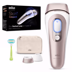 Braun Smart IPL Skin i·expert PL7147, Rose gold, White, Intense pulsed light (IPL), United Kingdom, AC, 100-240 V, 50-60 Hz