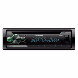Pioneer DEH-S410DAB, Black, 1 DIN, 50 W, AAC, MP3, WMA, WMV, LCD, 1 lines