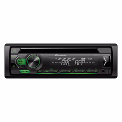 Pioneer DEH-S120UBG, Black, 1 DIN, CD, CD-R, CD-RW, PTY, FLAC, MP3, WAV, WMA, LCD