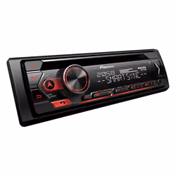 Pioneer DEH-S420BT car media receiver Black, Red 200 W Bluetooth