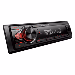 Pioneer MVH-130DAB car media receiver Black, Red 200 W