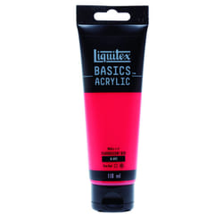 LIQUITEX Acrylic Paint Basics B-092  Fluorescent Red  4.0 fl oz 118 ml