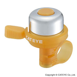 Cateye PB-1000 Wind Brass Bell Tangerine