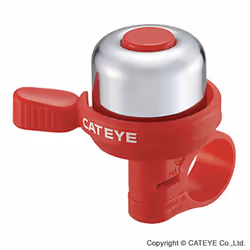 Cateye PB-1000 Wind Brass Bell Red