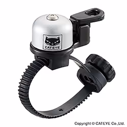 Cateye OH-2400 Flextight Brass Bell Silver