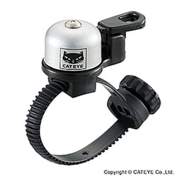 Cateye OH-2400 Flextight Brass Bell Silver
