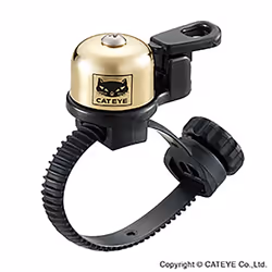 Cateye OH-2400 Flextight Brass Bell Gold