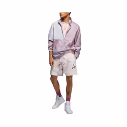 NIKE Air Jordan Mens DNA Shorts Summer Half Pants - Pink and White, XL