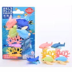 Iwako 383161 eraser SBS Assorted colours