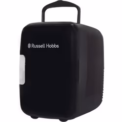 Russell Hobbs Mini Cooler RH4CLR1001B 4L/6 Can Portable Mini Cooler & Warmer for Drinks, Cosmetics/Makeup/Skincare, AC/